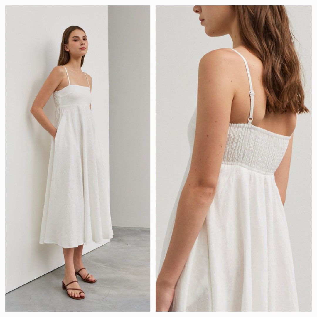 knee length dresses for ladies Sea Born Dress – Les Artisans d'Azure