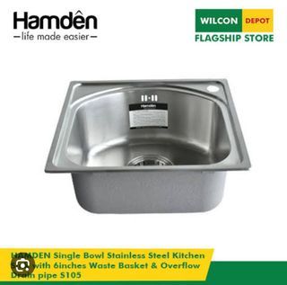 Brand New Stainless Steel Kitchen Sink (HAMDEN BRAND)