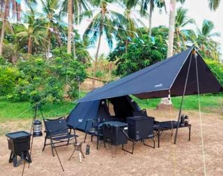 Brandnew Black Tarp / Tent Camping Tarp Waterproof - Black Camping - Blackdog Naturehike inspired