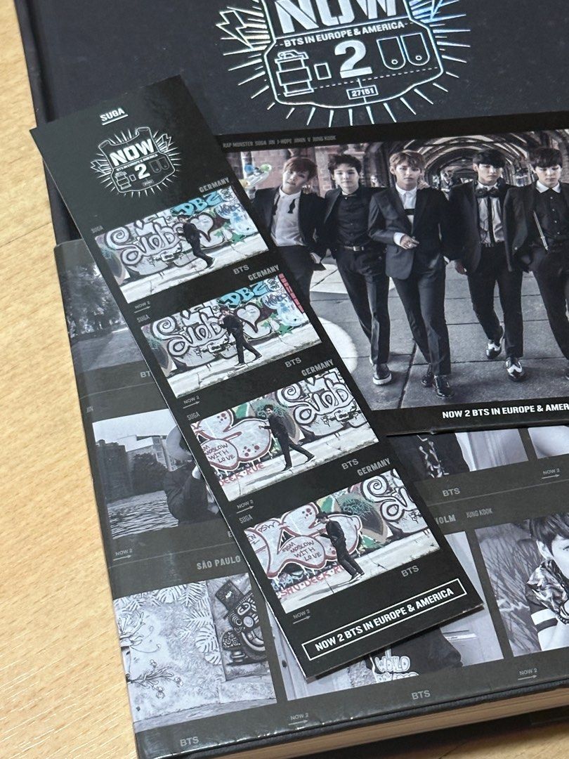 BTS Now 2 in Europe & America w/ Suga Bookmark
