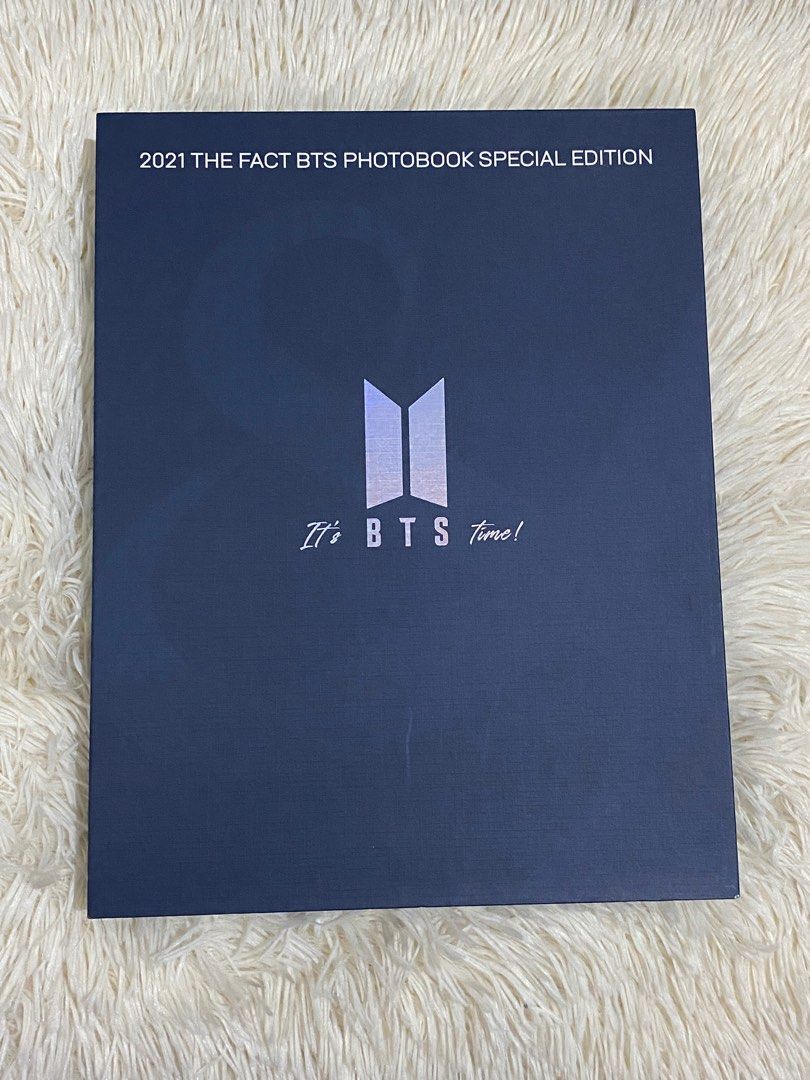 BTS THE FACT PHOTOBOOK 2021 (Category: K-Wave Merchandise) located in Quezon City. Submitted by ca_gab (Listing ID 1305153448, Image 1). Description: -unsealed -good condition -quitting sale -outbox + photobook + mini posters only.