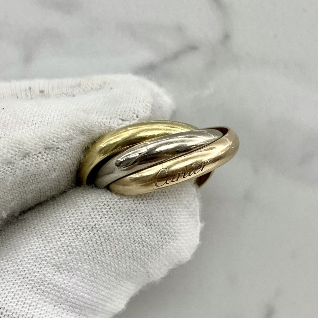 CARTIER TRINITY 54 8.80G AU750 RING ONLY 247023033 AL Women s Fashion Jewelry Organisers Rings on Carousell