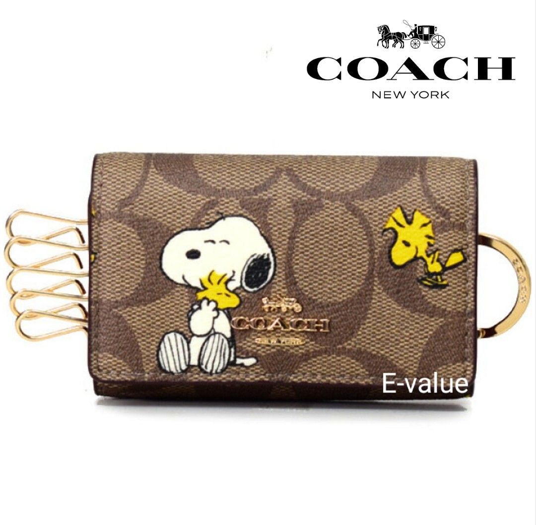 Coach snoopy keychain sales