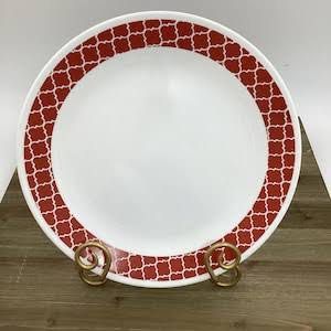 Corelle Crimson Trellis 4 pcs Dinner Plates