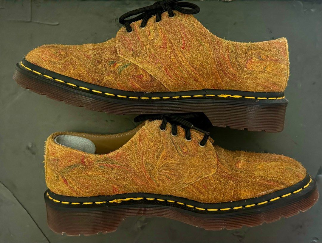 Doc Martens Smith Marbled Hairy Suede Shoes, 男裝, 鞋, 便服鞋 ...