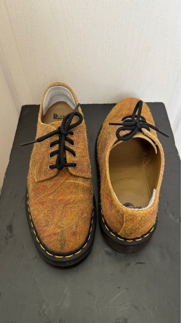 Doc Martens Smith Marbled Hairy Suede Shoes, 男裝, 鞋, 便服鞋 ...