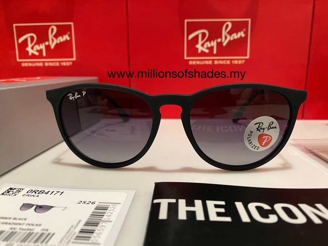Erika Polarised Black Grey Gradient Women s Fashion Watches Accessories Sunglasses Eyewear on Carousell