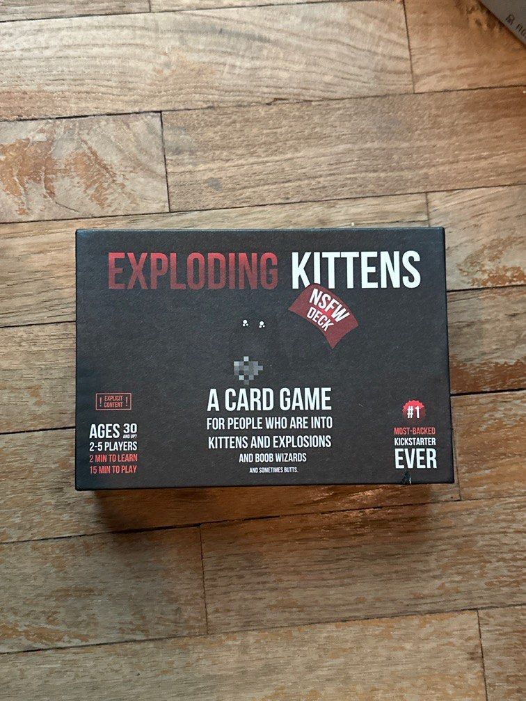 Exploding Kittens Board Game (Category: Board Games & Puzzles) located in Singapore. Submitted by crunchiehan (Listing ID 1305231669, Image 1). Description: .