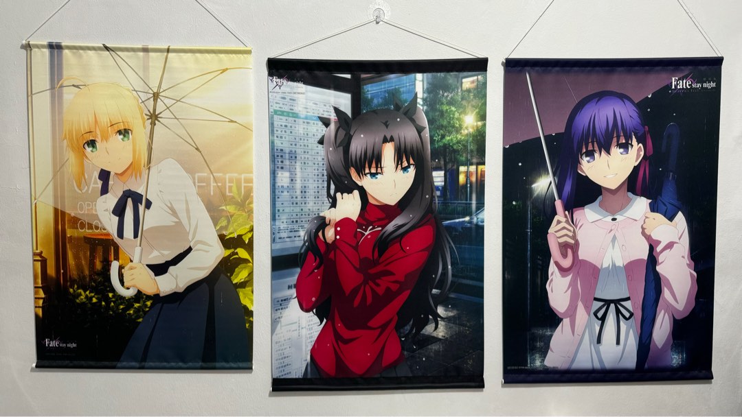 Fate Stay Night Official Wall Scrolls, Hobbies & Toys, Memorabilia ...