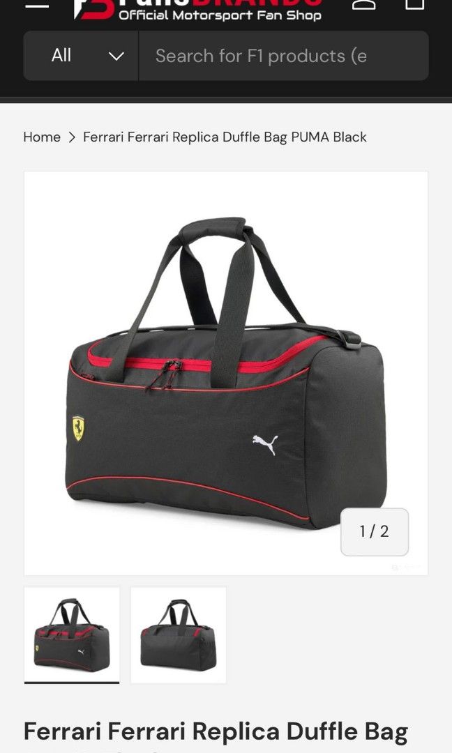 Puma ferrari travel spakle bag