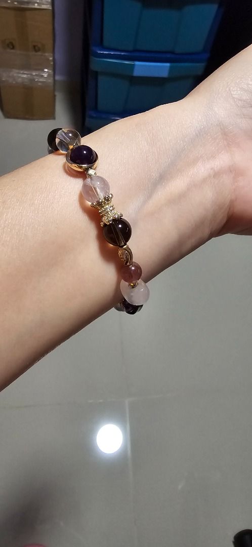 Five Elements Crystal Bracelets (Category: Bracelets) located in Singapore. Submitted by jennifer22 (Listing ID 1305258123, Image 5). Description: Five Elements Bracelets Waist size: 14-16cm, extra 3 beads given can wear up to 18cm Beads size: 8mm Lightly used a few times Brought it at $188 Selling at $138.