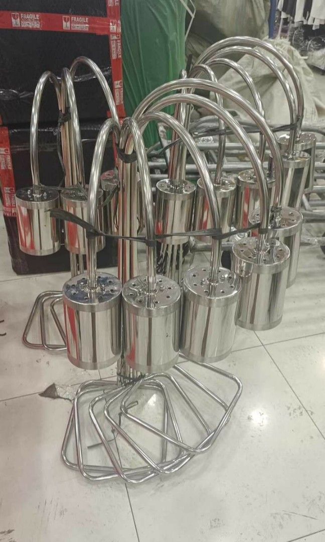 Food lamp/catering lamp (Category: Lighting) located in Manila. Submitted by saguittarian06 (Listing ID 1305166181, Image 3). Description: FOOD LAMP / CATERING LAMP 100% GOOD QUALITY STAINLESS- 1100 Pesos Each CRYSTAL- 1800 Pesos Each BULB INCLUDED.