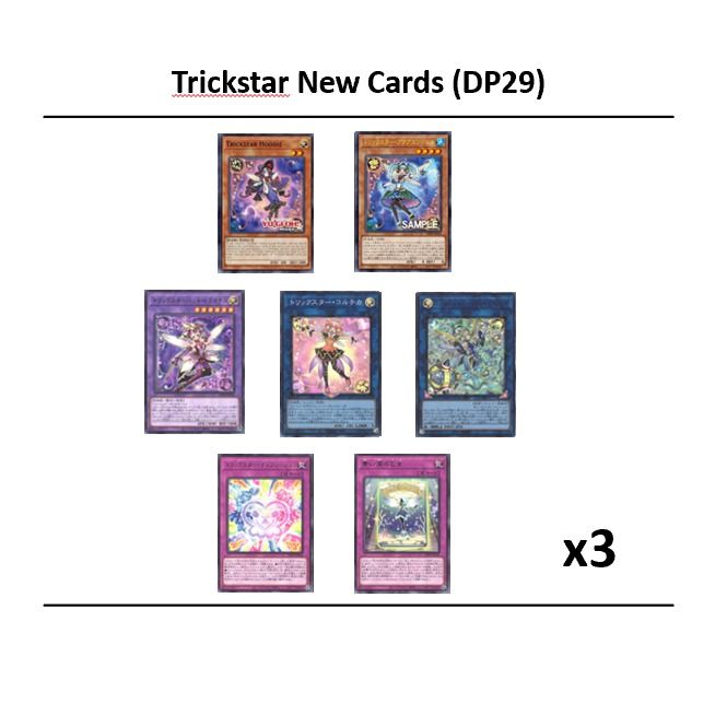 FULL SET!] Trickstar New Cards Yugioh (DP29), Hobbies & Toys, Toys & Games  on Carousell