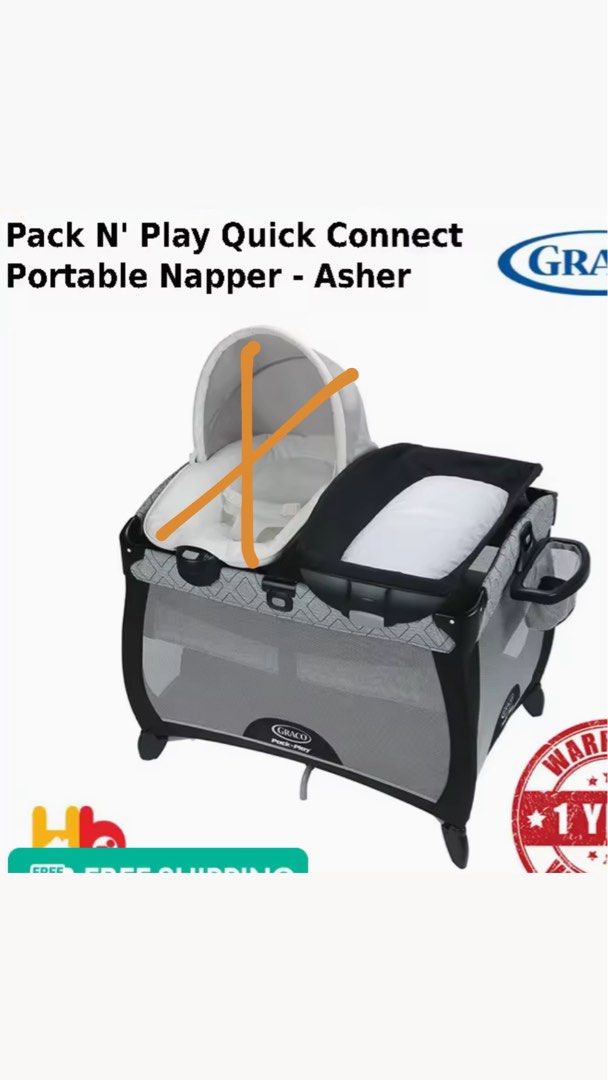 GRACO PACK N PLAY PLAYARD QUICK CONNECT PORTABLE NAPPER