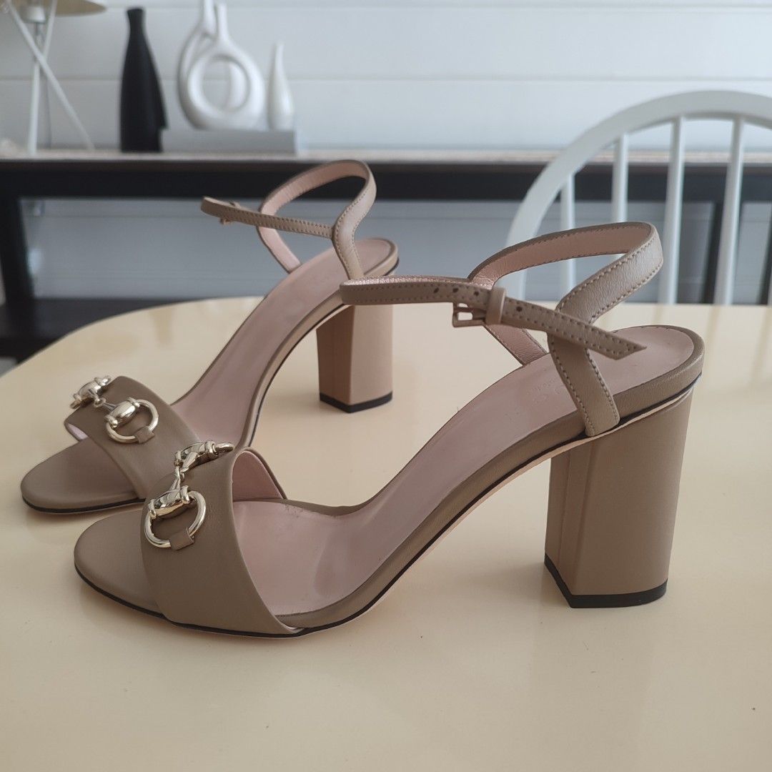 Gucci horsebit sandals heels store
