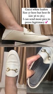 Gucci Loafers White Original with code