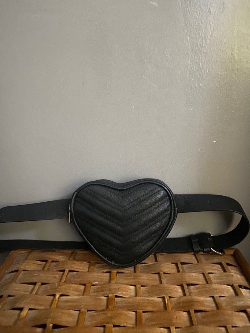 H and M Heart Belt Bag Women s Fashion Bags Wallets Cross body Bags on Carousell