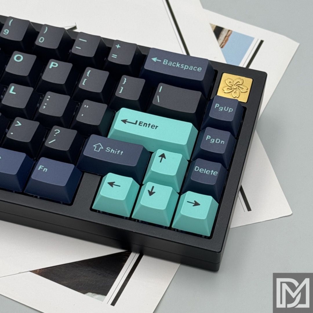 Hammerhead Keycap Dark ABS Double Shot Cherry Keycaps 170pcs Fit All ...
