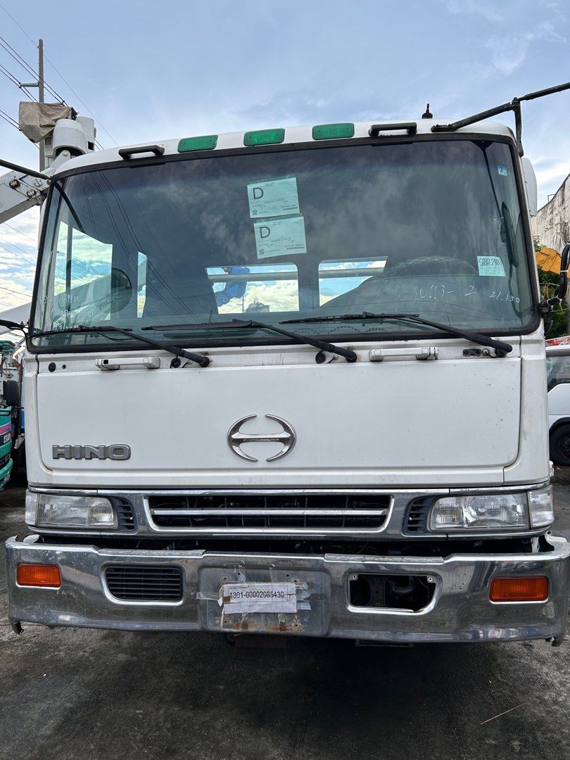 Hino 12w Self loading truck (Category: Construction Tools & Equipment) located in Quezon City. Submitted by joanneluy (Listing ID 1305166700, Image 1). Description: 🇯🇵Japan 🇯🇵Surplus🇯🇵 fresh units🇯🇵 ✅Hino Selfloading Truck ✅12 wheeler Double Differential ✅power by F21 C ✅with ramp included ✅ Lto registered ✅ready for pullout ✅ free transfer of ownership ✅ free basic tools jack n tirewrench 😃Interested you may reach us at 📍Subic Motor Wo
