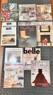 Home design books and magazines