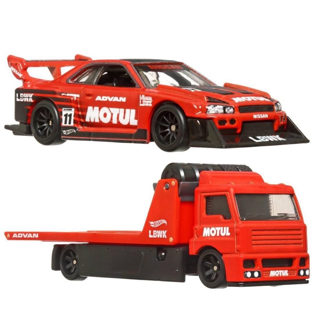 Hot Wheels Team Transport 69 Nissan Skyline Van Carry On Advan LB