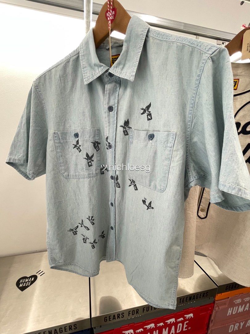 HUMAN MADE CHAMBRAY S/S SHIRT