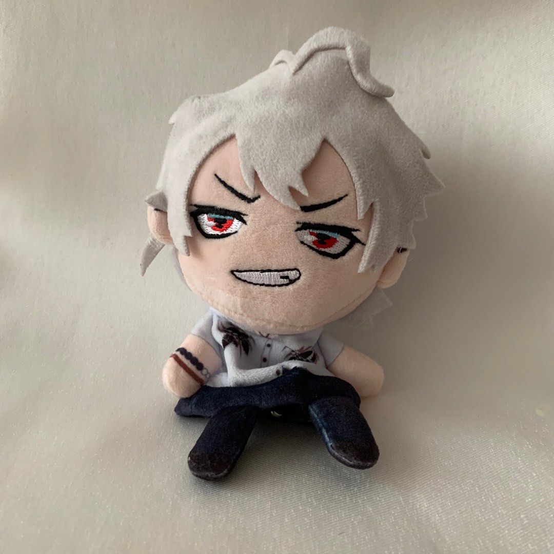 Hypmic Hypnosis Mic - Samatoki Aohitsugi (Category: Plushies & Soft Toys) located in Baguio. Submitted by teocrumbs (Listing ID 1305148124, Image 1). Description: ITEM: - Original plushie of Samatoki Aohitsugi from Hypmic/Hypnosis Mic - No original box and tag included - Ball chain included - Condition: 4/5; no tears but has a very tiny stain that can be washed off DETAILS: - MOP: GCash only - MOD: J&T - PAYO Message me for more details/photos! T