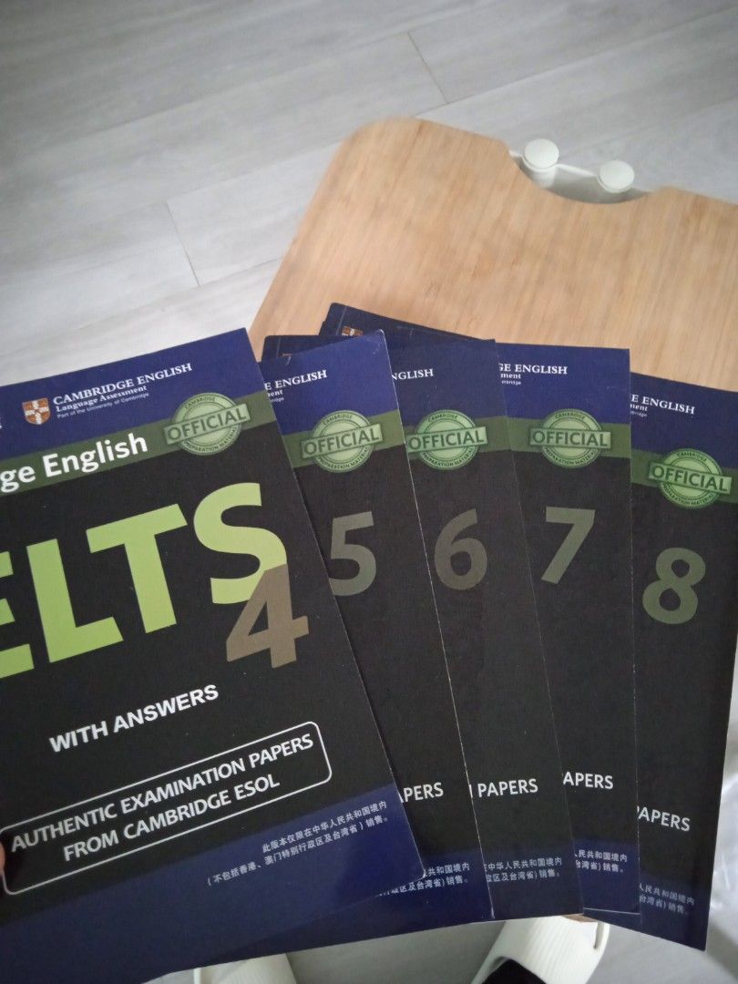 Ielts 4-18全套自用書98%新, 興趣及遊戲, 書本& 文具, 教科書- Carousell