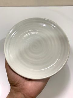 Japanese Spiral Stoneware Plate