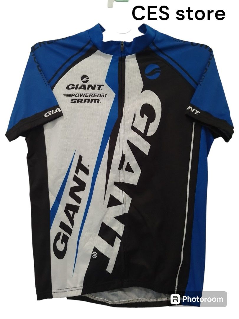 Blue Giant Cycle Jersey Jersey Olahraga Sepeda Giant Cycling Team