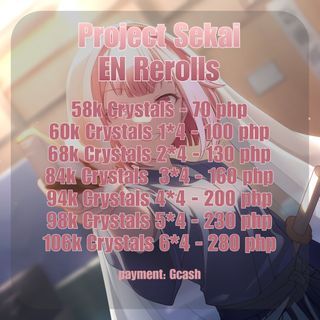 JP & EN Project Sekai Rerolls