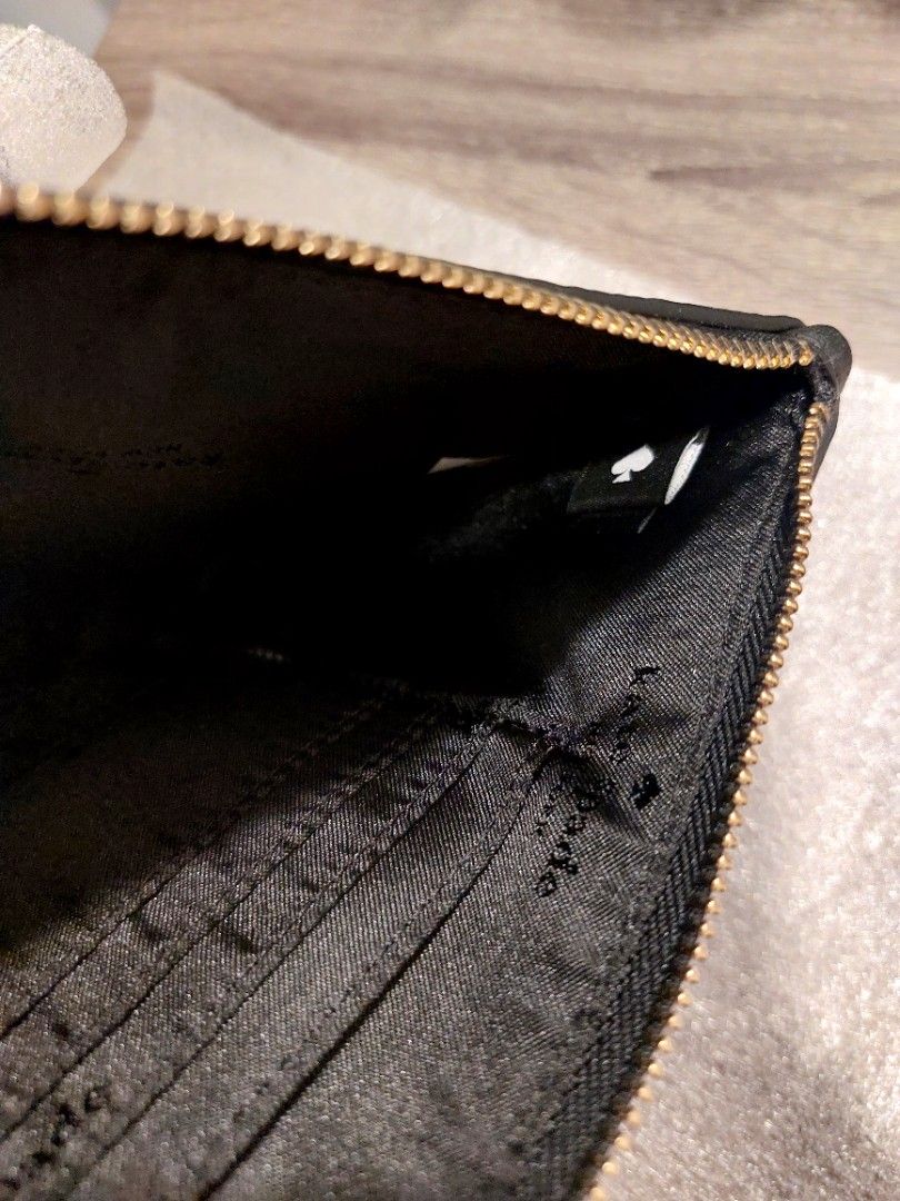 Kate Spade Leila Medium Wristlet (Category: Wallets & Card holders) located in Valenzuela. Submitted by trislndgn (Listing ID 1305245233, Image 3). Description: Authentic Kate Spade L Zip Wristlet Black/Pebbled Leather Brandnew What you see is what you get 🖤 Money back if proven fake! Send me your best offer No to lawballer!.