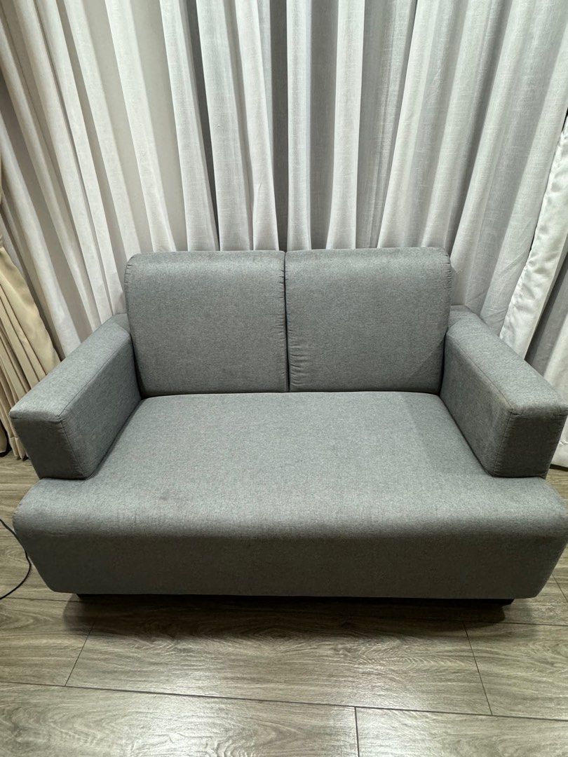 Mandaue 2-seater sofa (Category: Sofas) located in San Fernando. Submitted by kmscloset (Listing ID 1305280624, Image 1). Description: Bought from Mandaue for 13k+ Free delivery within San Fernando Pampanga.