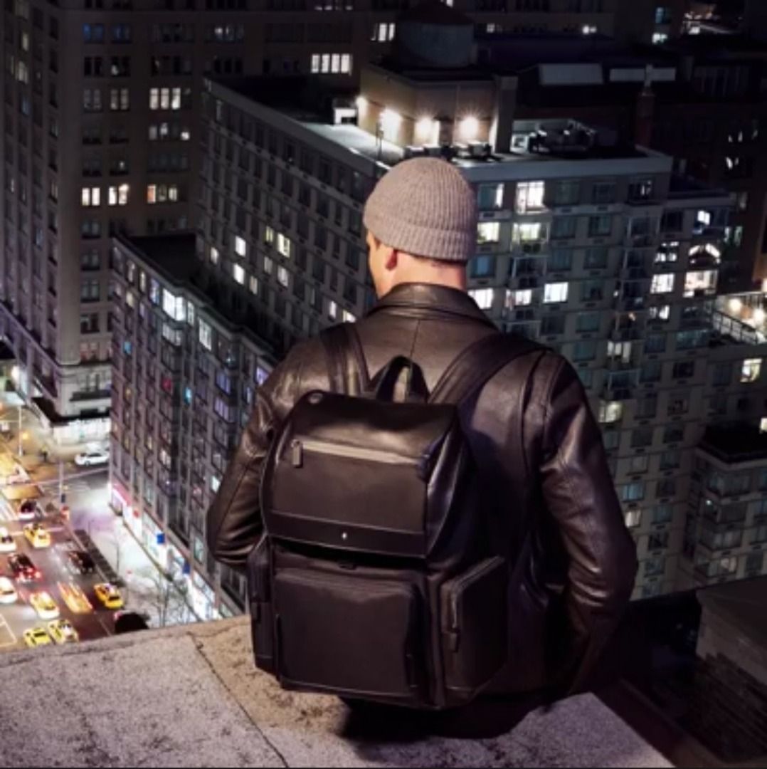 Montblanc 118259 Nightflight Large Backpack, Men's Fashion, Bags