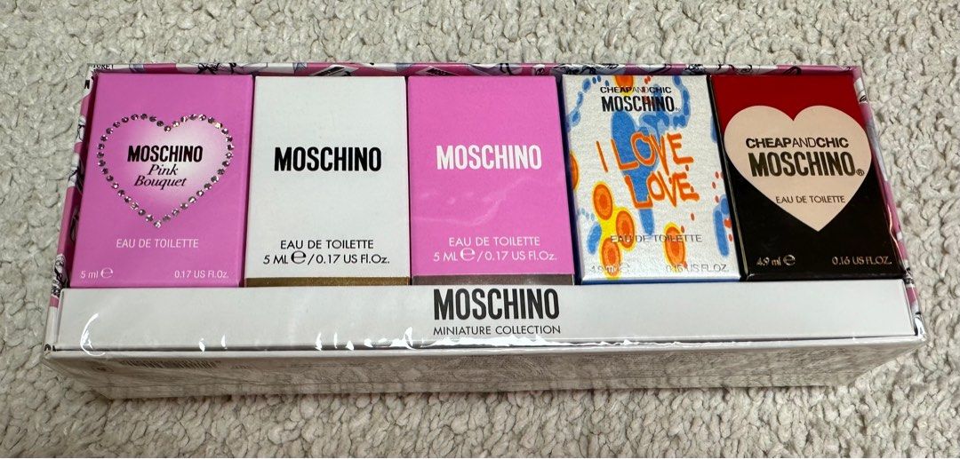Moschino fresh pink set new arrivals