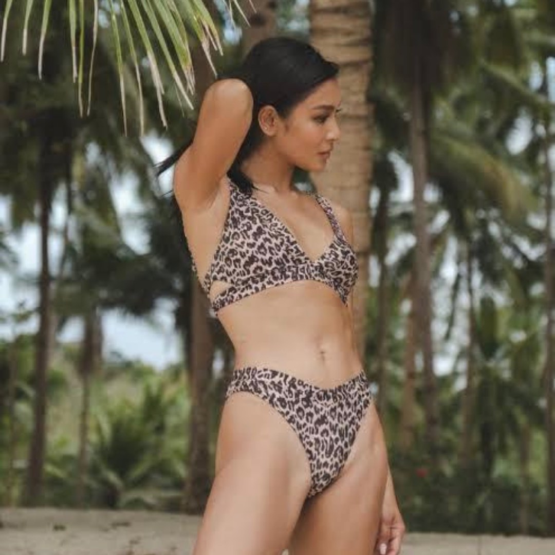 Nadine Lustre x H M Leopard Animal Print Swimsuit Bikini Bottoms ONLY no top Women s Fashion Swimwear Bikinis Swimsuits on Carousell
