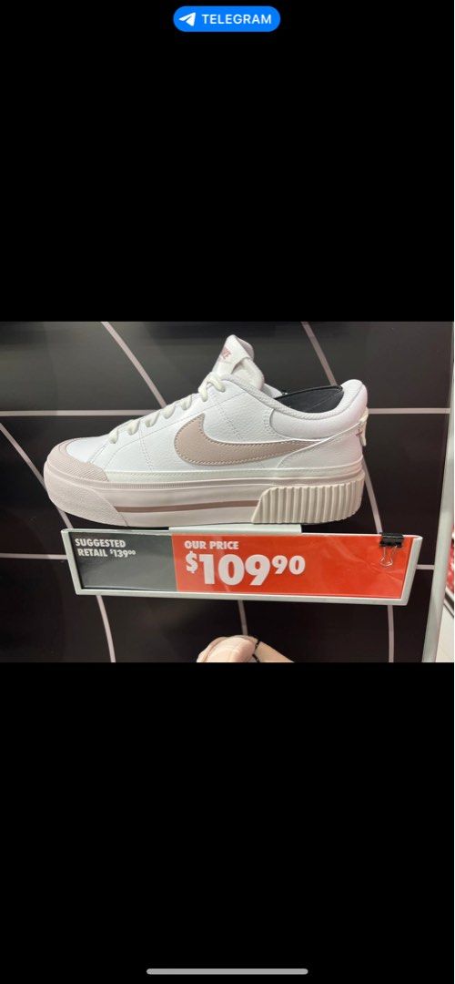 Nike platform sneaker dusty pink Women s Fashion Footwear Sneakers on Carousell
