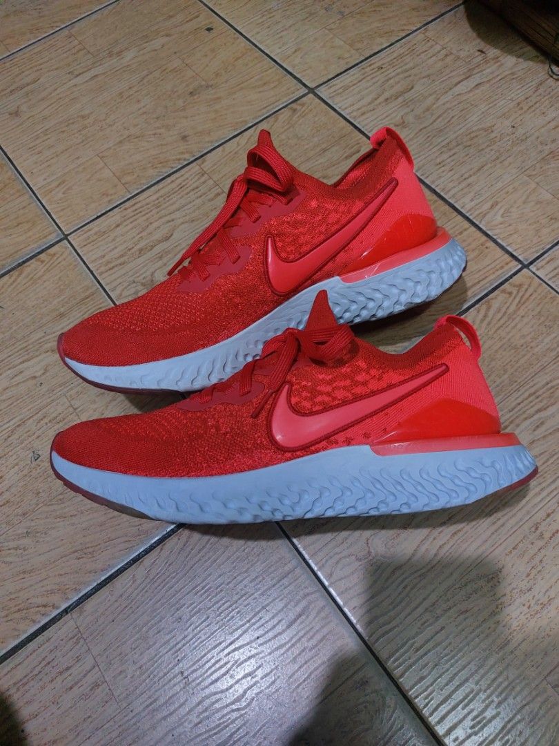 Nike epic react flyknit 2 chile red clearance