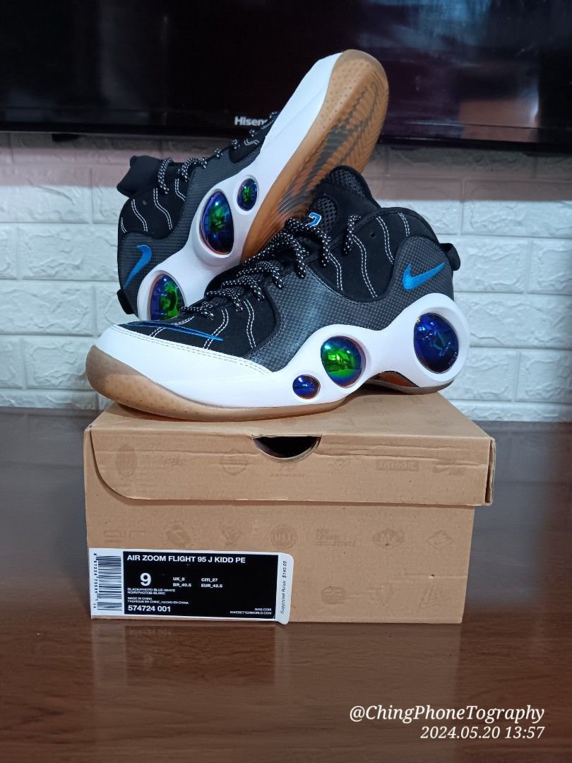 Nike Zoom Air Flight 95 Jason Kidd Mavericks Men s Fashion Footwear Sneakers on Carousell