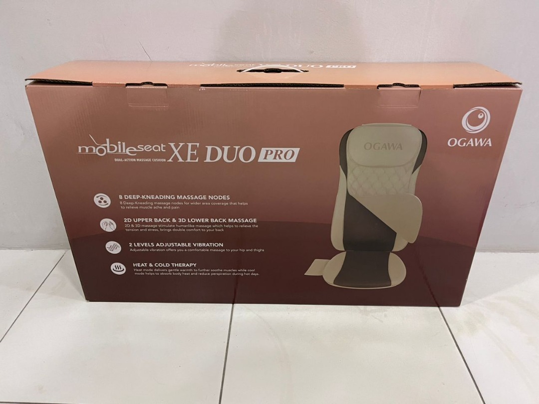 OGAWA Mobile Seat XE Duo Pro Portable Massage Cushion Health Nutrition Massage Devices on Carousell