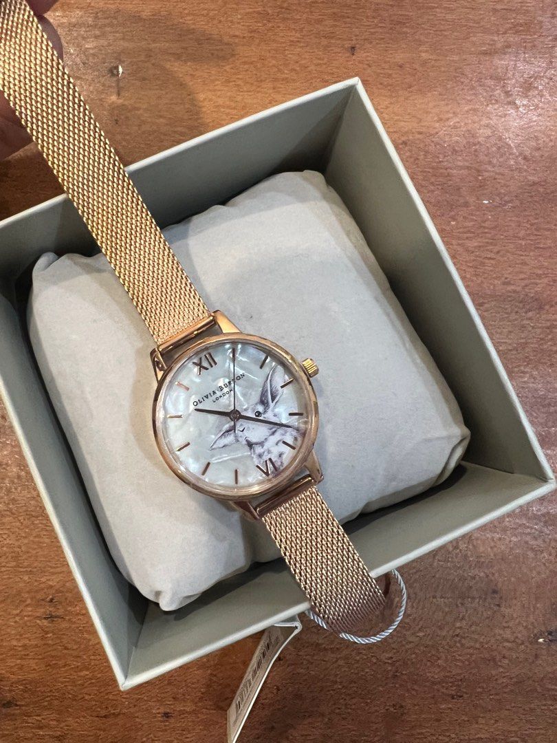 Olivia Burton Winter Wonderland Rabbit Watch Luxury Watches on Carousell