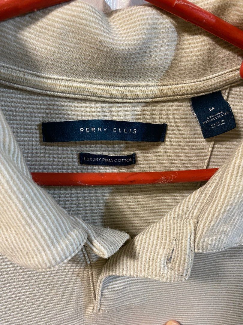 Perry Ellis Polo Shirt (Category: Tshirts & Polo Shirts ) located in Cavite. Submitted by bmdell (Listing ID 1305248127, Image 3). Description: Length: 28 inches Width: 20.5 inches Color rate: 8/10 Excellent Condition No issue.
