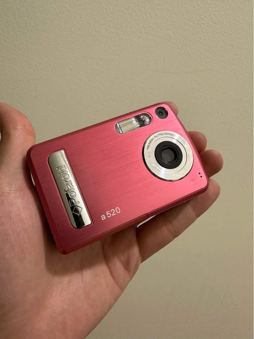 Polaroid A520 CCD Camera (Sakura Pink), Photography, Cameras on Carousell