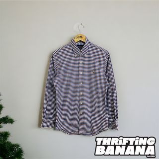 Polo by Ralph Lauren - Button Down Long Sleeve Checkered Polo - Colored Pony