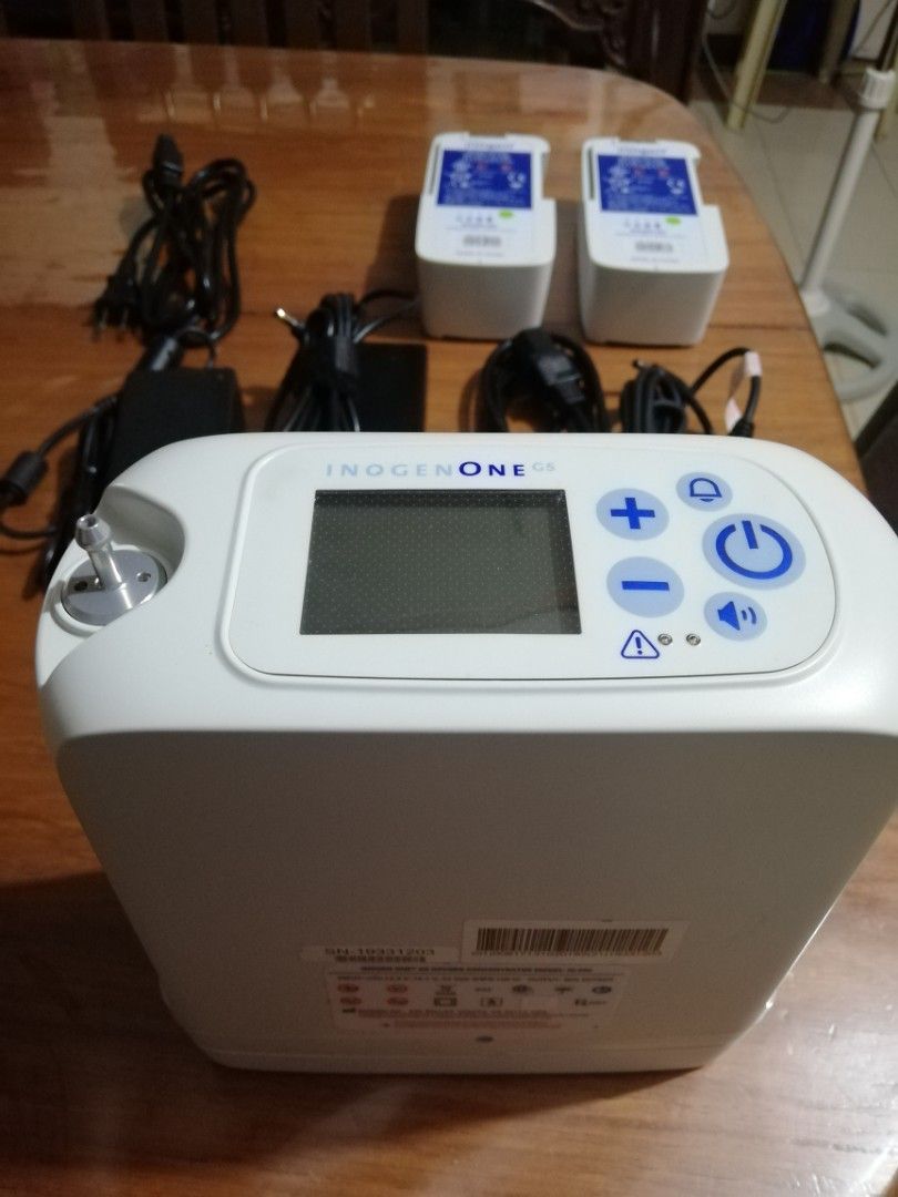 Portable Oxygen (Inogen G5) (Category: Medical Supplies & Tools) located in Manila. Submitted by donleyalle22336 (Listing ID 1305223362, Image 2). Description: https://provider.inogen.com/en/products/inogen-one-g5-system.