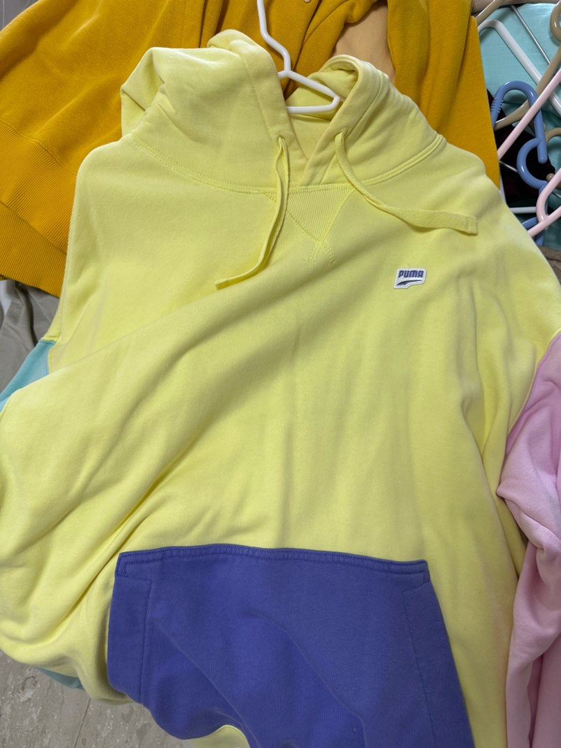 Puma color block hoodie on sale
