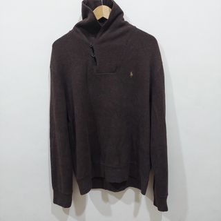Ralph Lauren Shawl Collar Sweater (choco brown color)