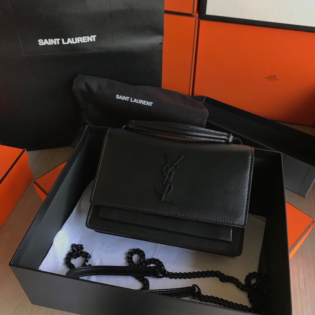 Ysl sunset mono bag best sale
