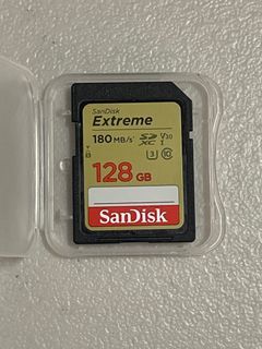SanDisk Extreme Pro SD Card 128gb 180mbs
