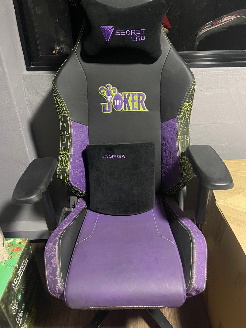 SECRETLAB THE JOKER, Furniture & Home Living, Furniture, Chairs on ...